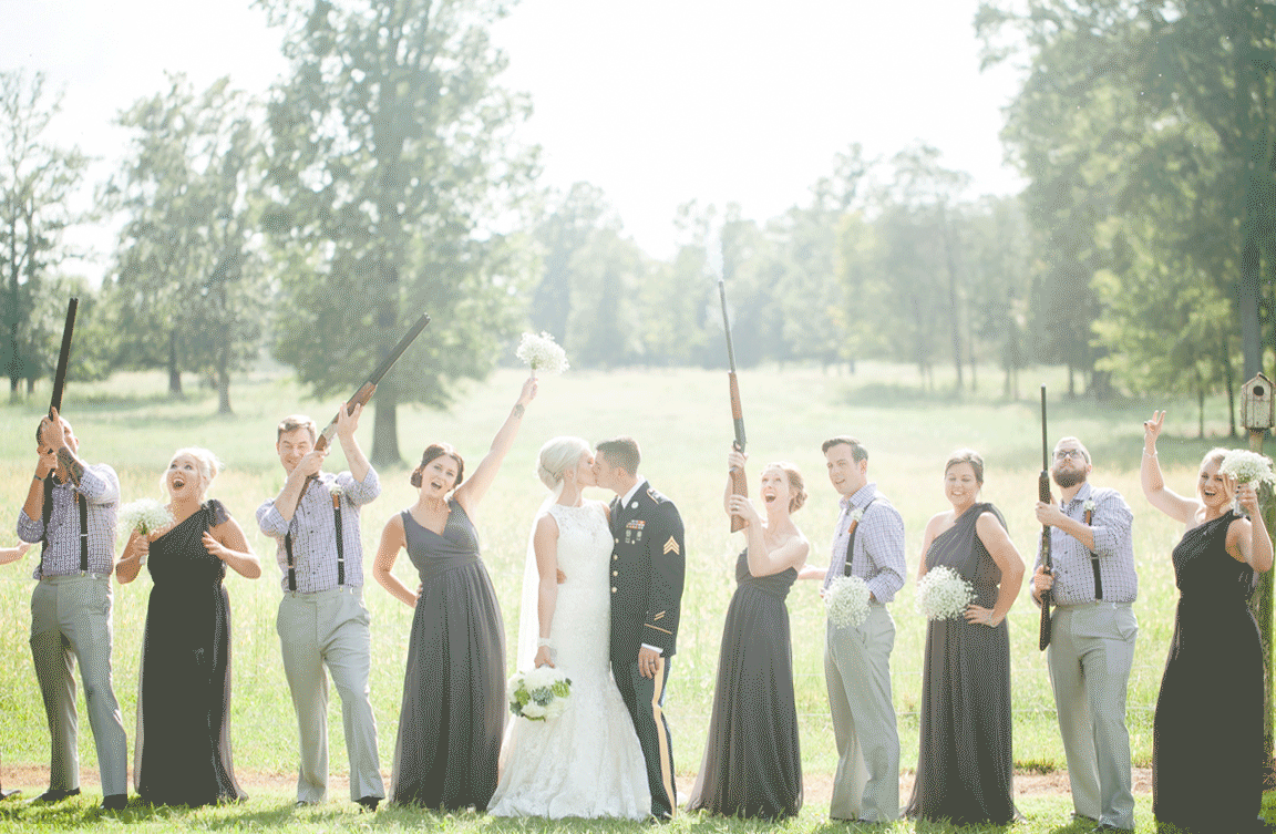 glitter-shotgun-shells charlotte nc wedding photographer farm at brusharbor