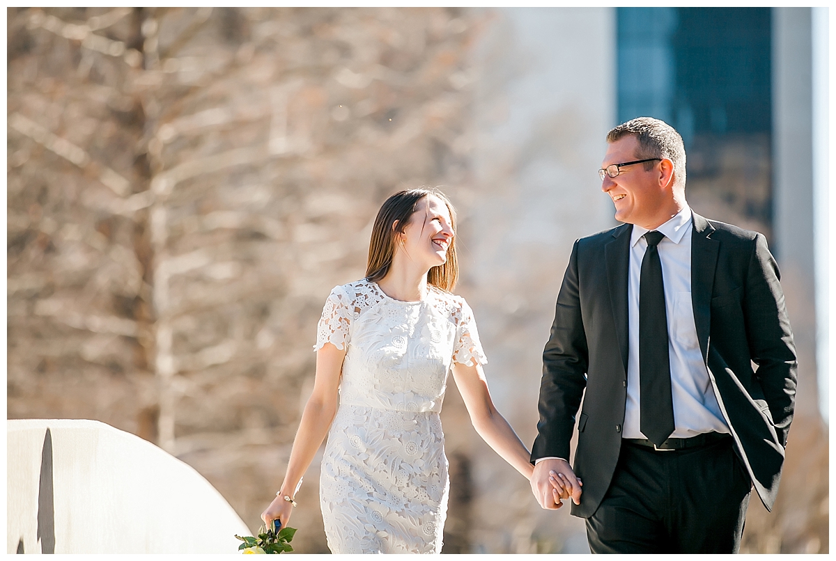charlotte uptown elopement wedding courthouse